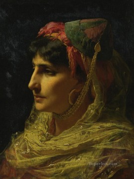 女性の肖像 フレデリック・アーサー・ブリッジマン Oil Paintings
